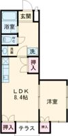 DonDonHouse矢部Ⅱの間取り画像
