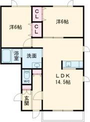 メゾン白楊の間取り画像
