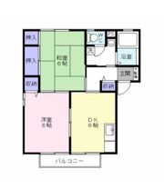 パレフランスBの間取り画像