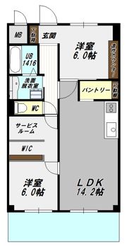 油屋ハイツ中野Ⅱの間取り画像