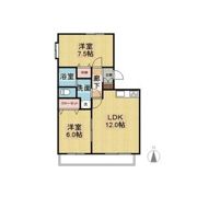 ピュアパレス Bの間取り画像