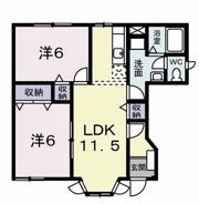 サンハイムHIROの間取り画像