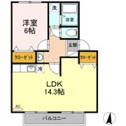 リブレスト鈎取 Ⅰの間取り画像