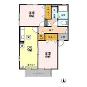 グリーン・アムール Aの間取り画像