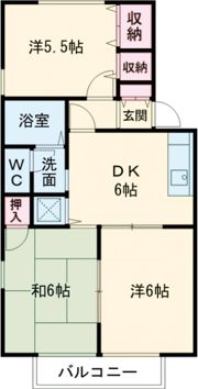 シャルマンイワイの間取り画像