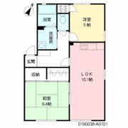 レジデンスKの間取り画像