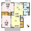 セジュールよしみつ B棟の間取り画像