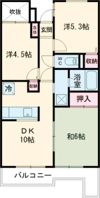 日神パレステージ福生の間取り画像