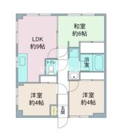 クレセール・フジの間取り画像