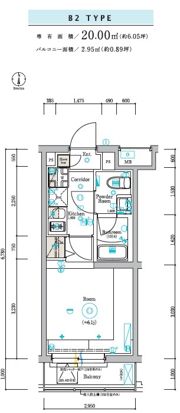 SYNEX YOKOHAMA-NEGISHIの間取り画像