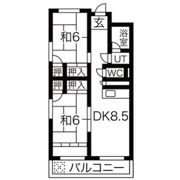 NTビル白壁の間取り画像