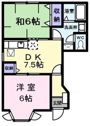 メゾンあざみBの間取り画像