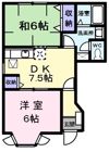 メゾンあざみBの間取り画像