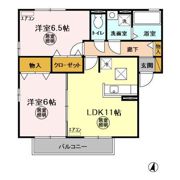 パークフラッツの間取り画像