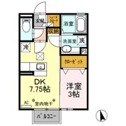ミッシェルの間取り画像