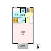 ジュネス結城 Dの間取り画像