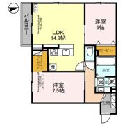 クロワールの間取り画像