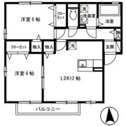 フローレス サクラの間取り画像