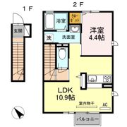 トレス横代館の間取り画像