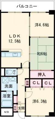 リヴィエール・デュ・ノールの間取り画像