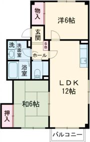 サンガーデン・旭Dの間取り画像