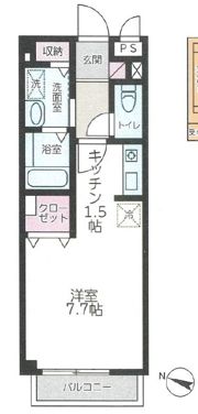 サンバティークの間取り画像