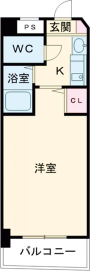 YKハイツ中崎Ⅱの間取り画像