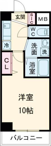 リアライズ神戸SOUTHの間取り画像