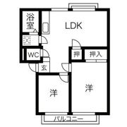 ドリームフォレスト楽田の間取り画像
