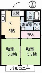 グリーンハイツayaの間取り画像