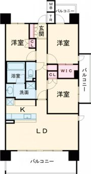 エスティメゾン萱場(旧グランマスト萱場)の間取り画像