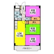 エクセレント塩浜Ⅱの間取り画像