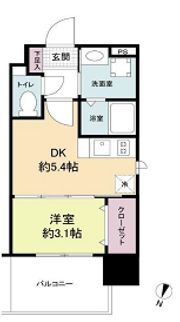 Live Casa県庁前の間取り画像