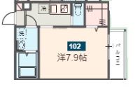 MELDIA原当麻Ⅱの間取り画像