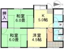 塩津様借家 215号の間取り画像