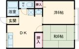 シティハイム平岡の間取り画像