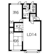 サジタリアマンションの間取り画像