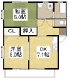 ヴィレッジ21 Aの間取り画像