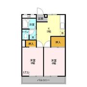 コーポスカイ Eの間取り画像