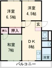 宇野ビル2号の間取り画像