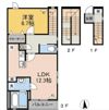 アルカディア A棟の間取り画像