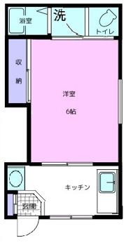 タチバナ荘第一の間取り画像