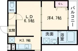 フジパレス弥刀Ⅴ番館の間取り画像