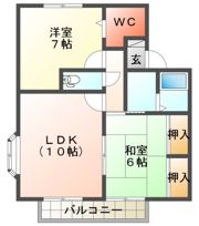 エーデルハイムB棟の間取り画像