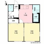 シャイニー・ウイング A棟の間取り画像