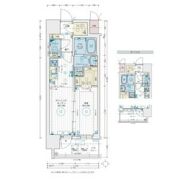 エステムコート名古屋 TWIN EASTの間取り画像
