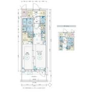 エステムコート名古屋 TWIN EASTの間取り画像