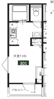 MELDIA北戸田（メルディア北戸田）の間取り画像