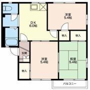 タウニィ岳南 Dの間取り画像