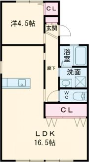 タデノハイツの間取り画像